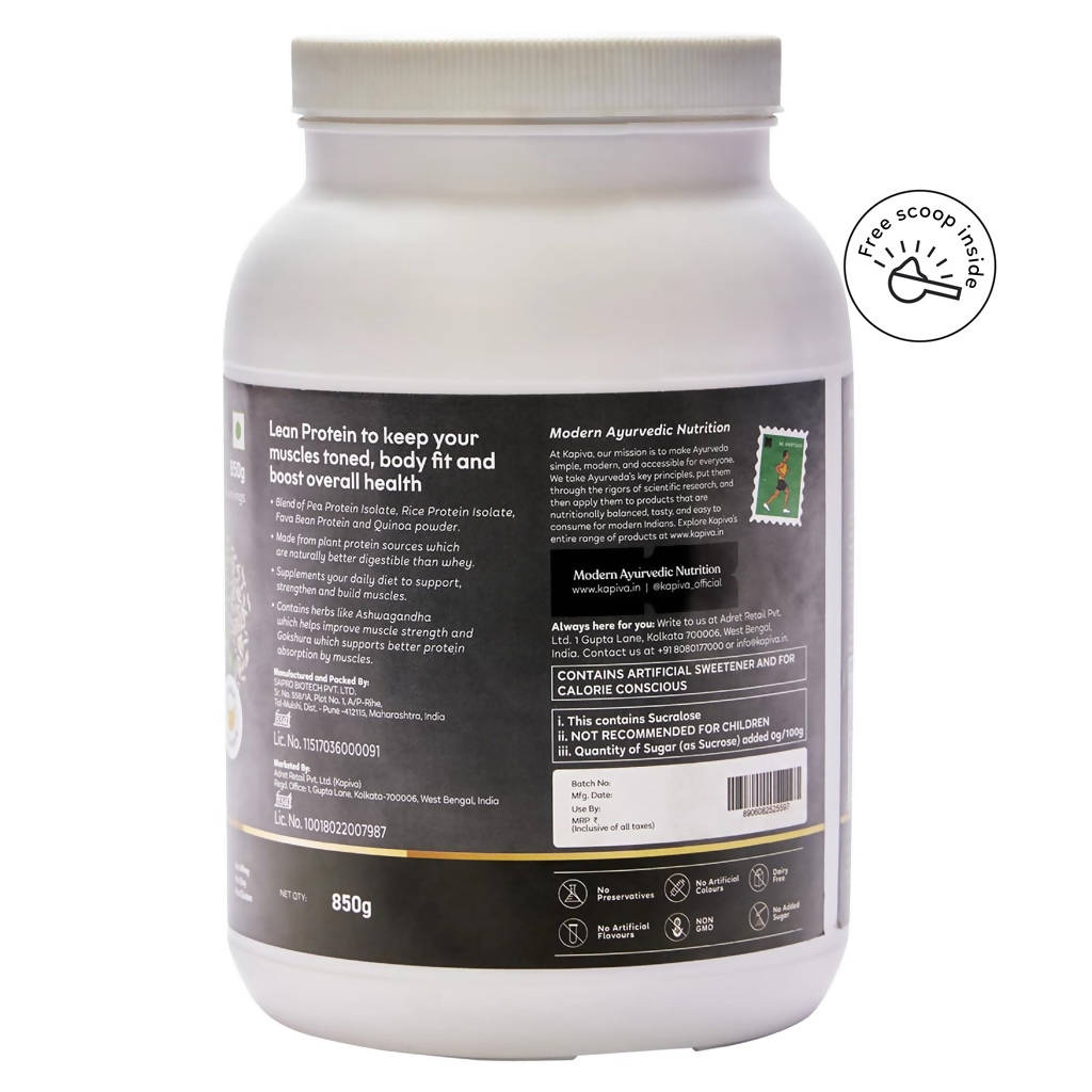 Kapiva Ayurveda Men's Vegan Protein - Banana Flavour