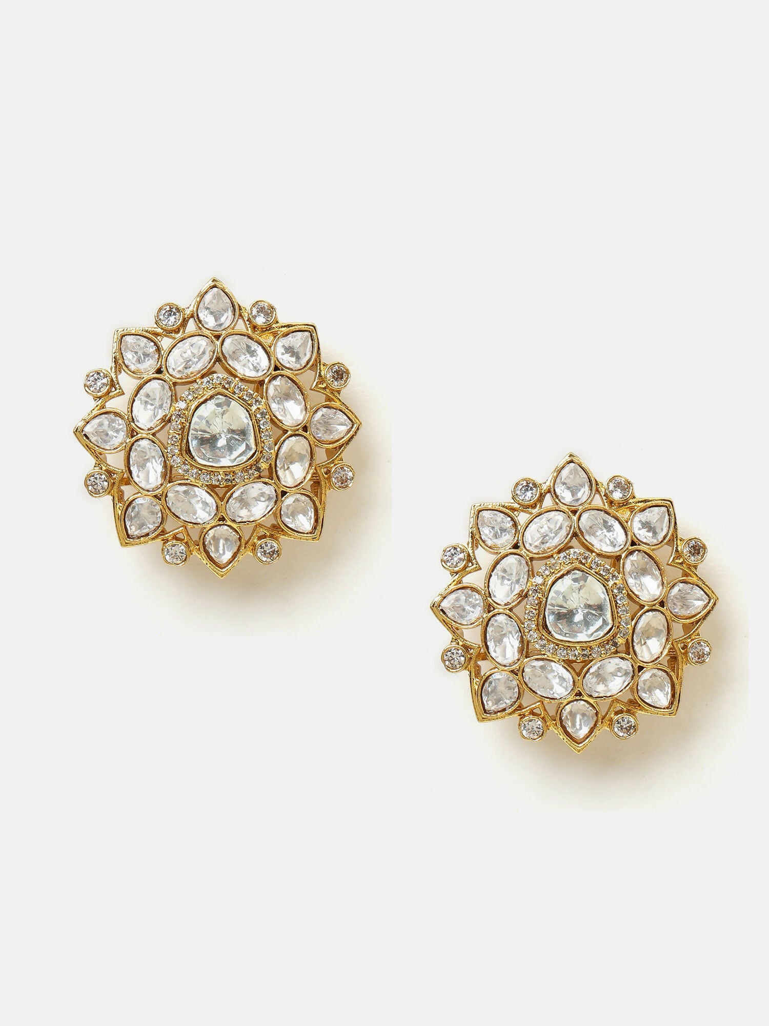 Ruby Raang Floral Aura Studs