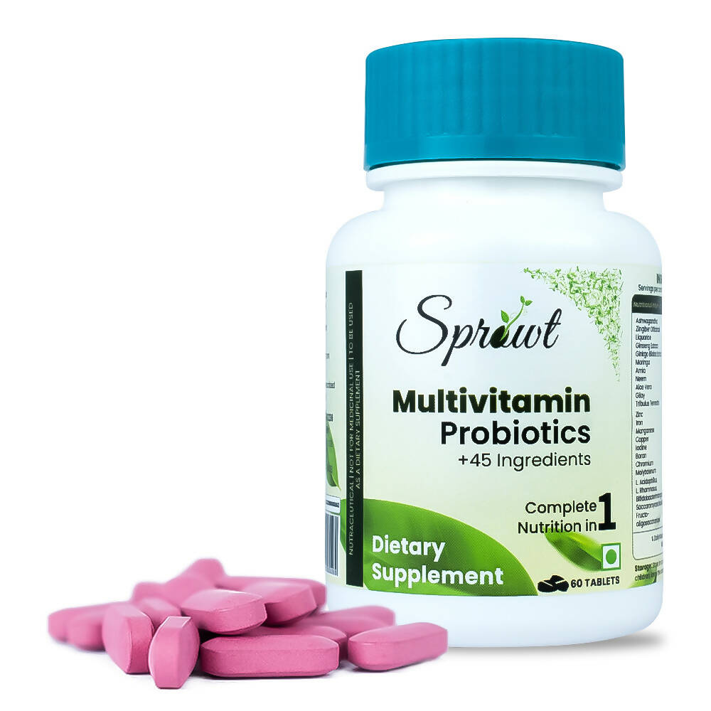 Sprowt Multivitamin With Probiotics Capsules - Grab2buy