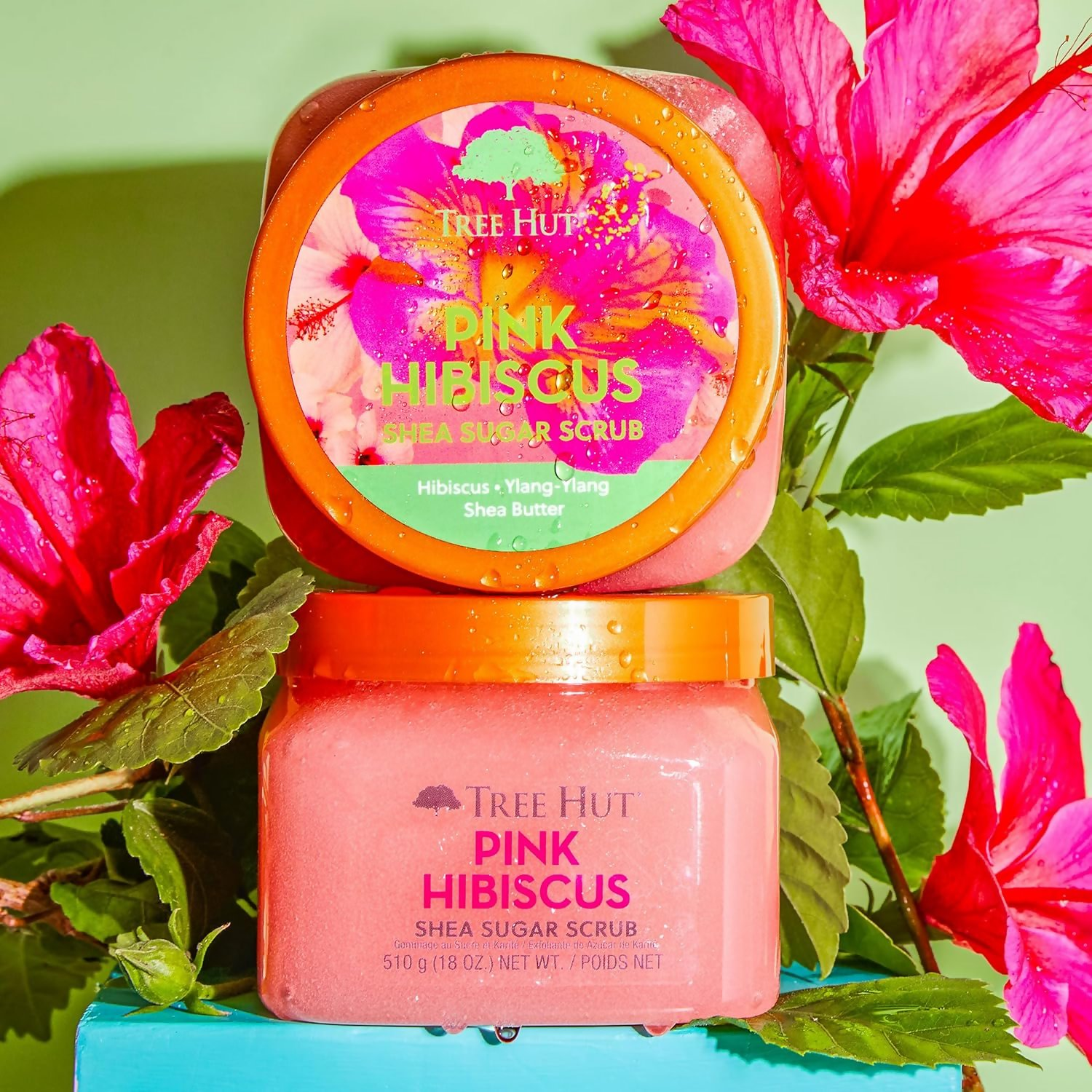 Tree Hut Pink Hibiscus Shea Sugar Scrub  Grab2Buy Tree Hut Grab2Buy