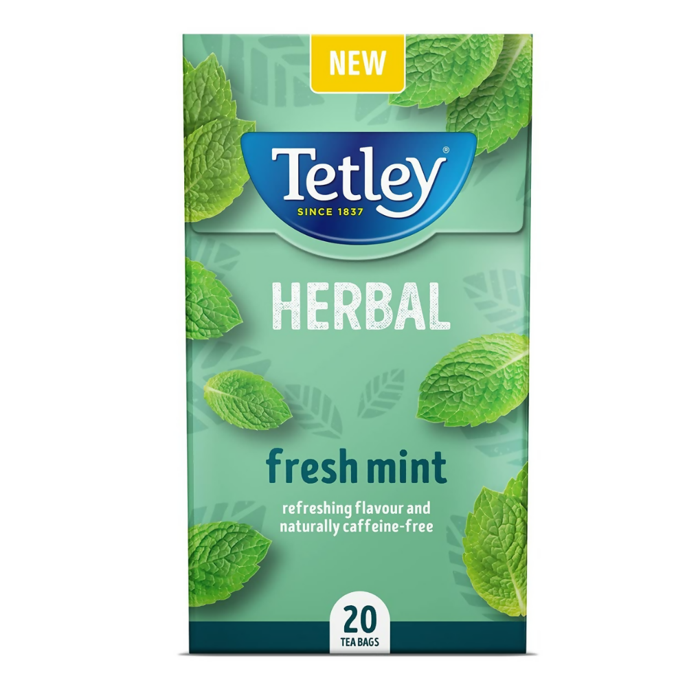 Tetley Herbal Fresh Mint Tea Bags  Grab2Buy Tetley Grab2Buy