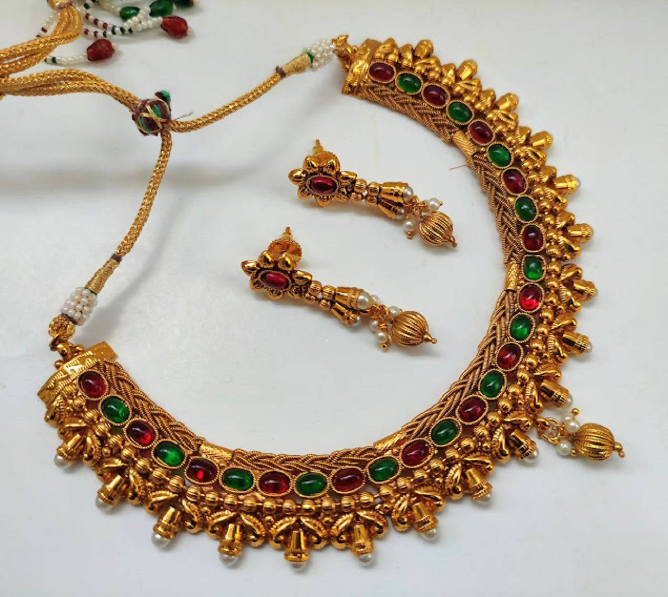 Multicolor Kemp Designer Necklace Set - Grab2buy