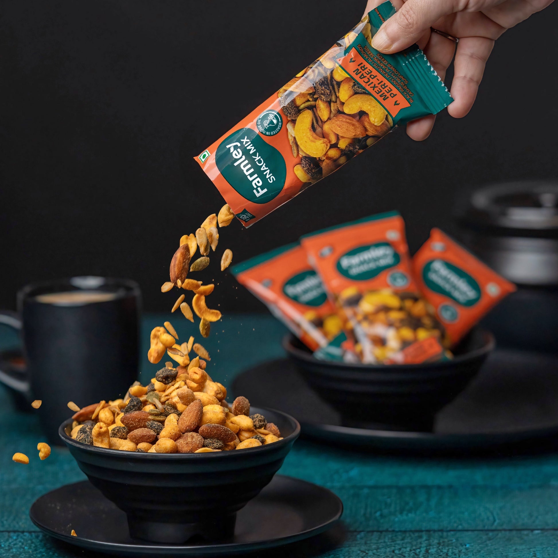 Farmley Mexican Peri Peri Snack Mix - Pack of 16