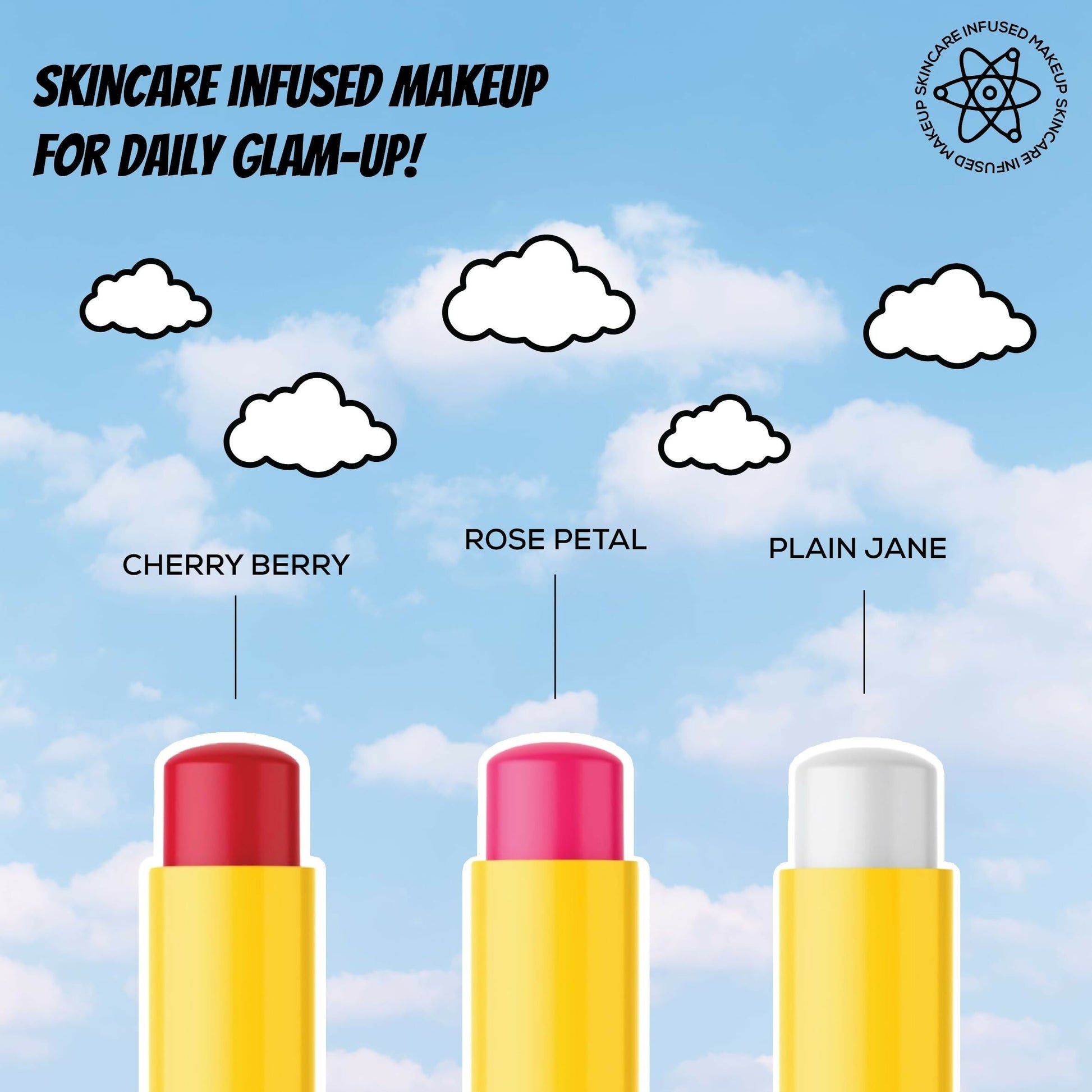 Renee Everyday Tinted Lip Balm - Plain Jane, Moisturizes & Protects with SPF 30