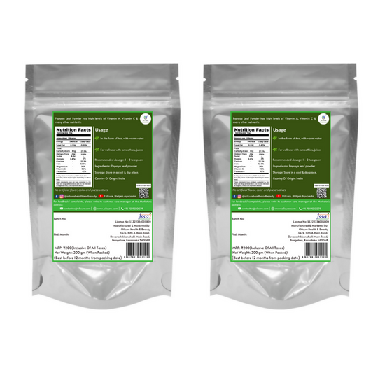 Nxtgen Ayurveda Papaya Leaf Powder - Grab2buy