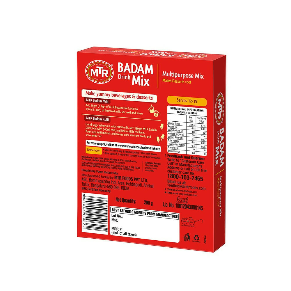 MTR Badam Drink Mix 