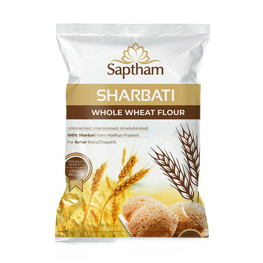 Saptham Sharbati Whole Wheat Flour - Grab2buy
