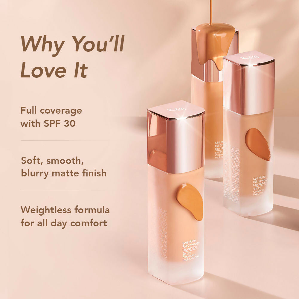 Kay Beauty Soft Matte Full Coverage Foundation - 110N Light 