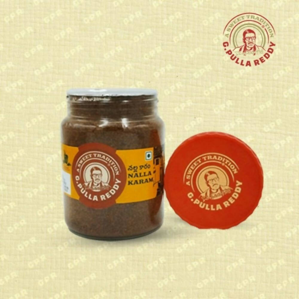 Pulla Reddy Nalla Karam Powder Jar - Grab2buy