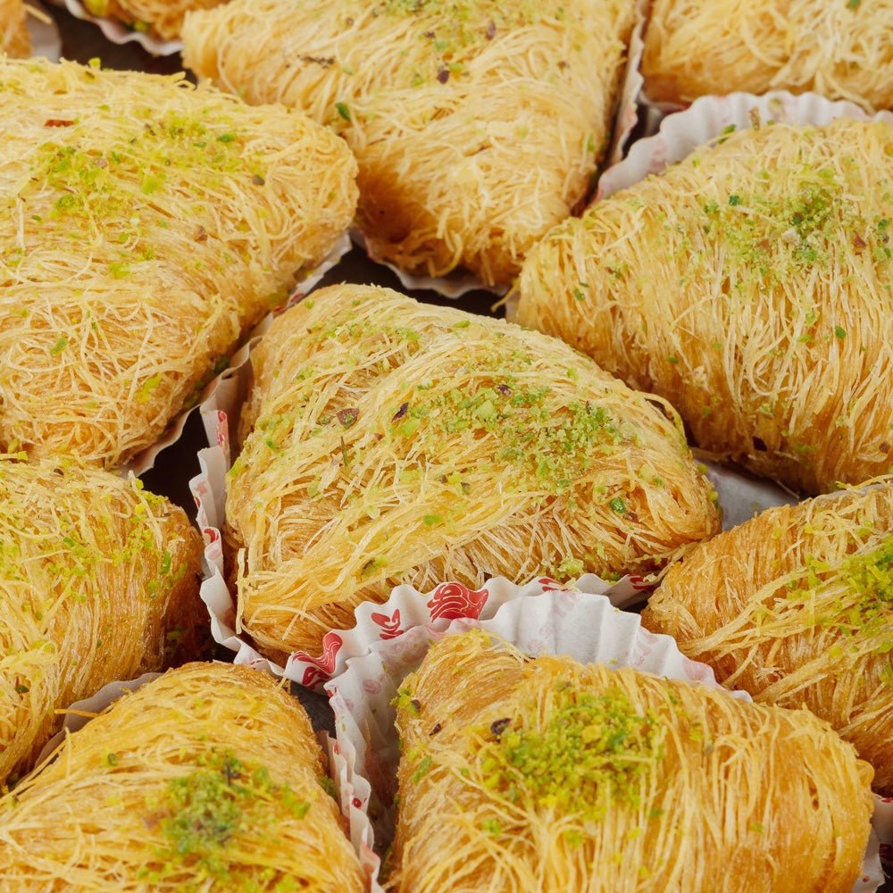 Shree Mithai Pistachio Samosa Kunafa 