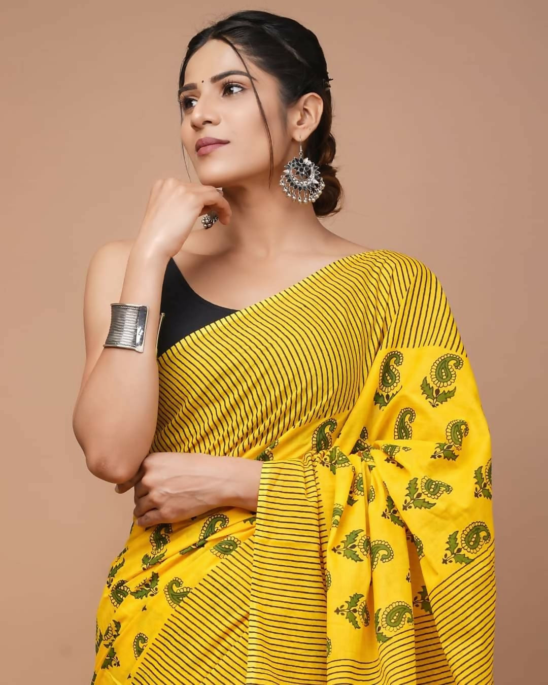 Exclusive Collection Yellow Beautiful Mulmul Cotton Grab2Buy 