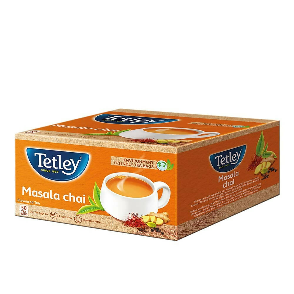 Tetley Masala Chai With Natural Flavour Black Tea Bags  Grab2Buy Tetley Grab2Buy