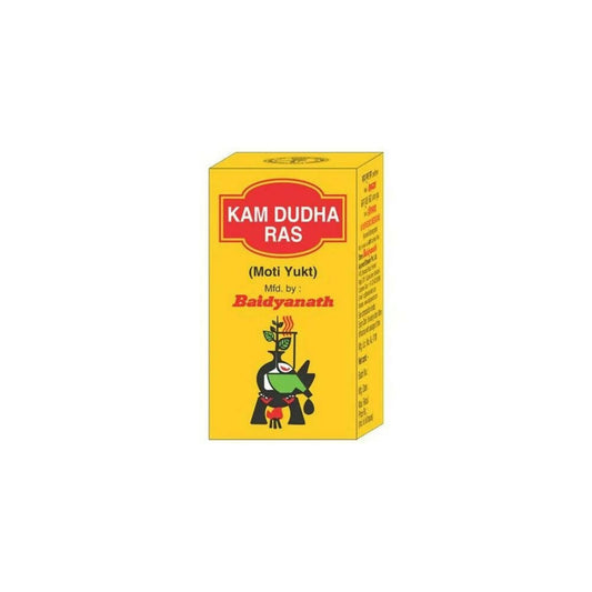 Baidyanath Jhansi Kamdudha Ras (Moti. Yukta) - Grab2buy