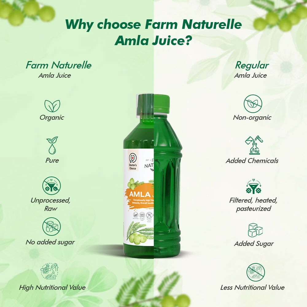 Farm Naturelle Amla Juice - Pure & Herbal for Better Health 