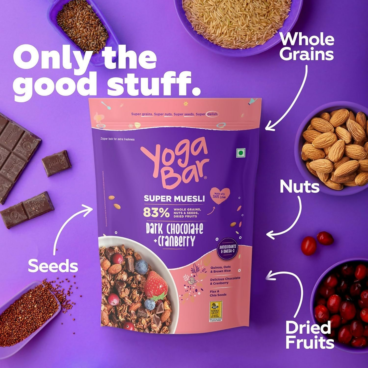 Yoga Bar Breakfast Oatmeal & Muesli Combo  Grab2Buy Yoga Bar Grab2Buy
