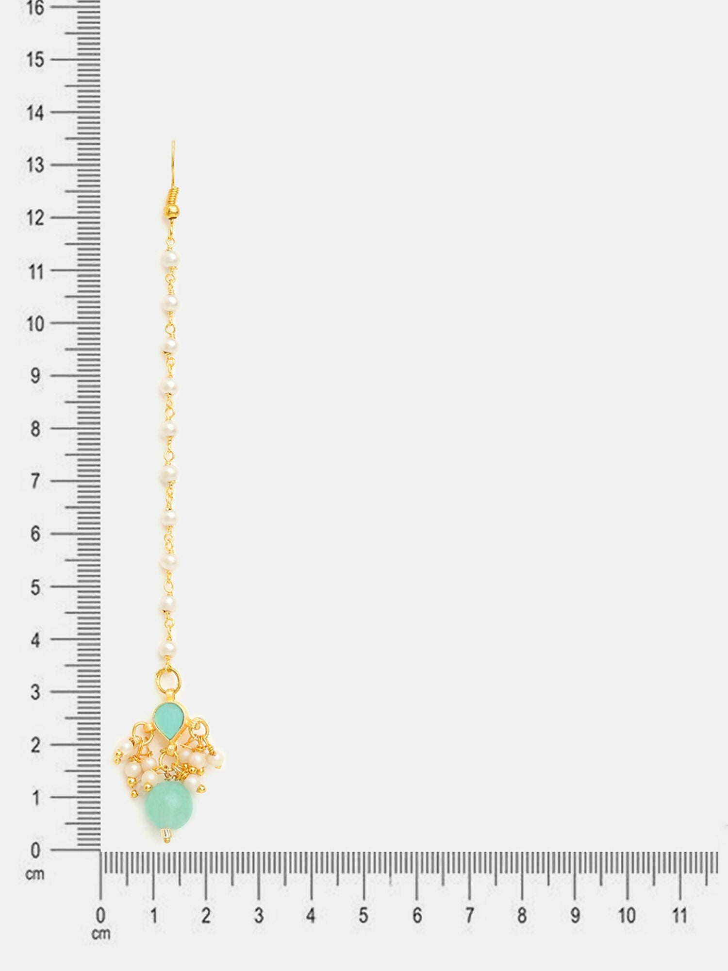 Ruby Raang Starry Stone Maang Tikka