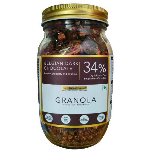 Thenibblebox Belgian Dark Chocolate Granola 