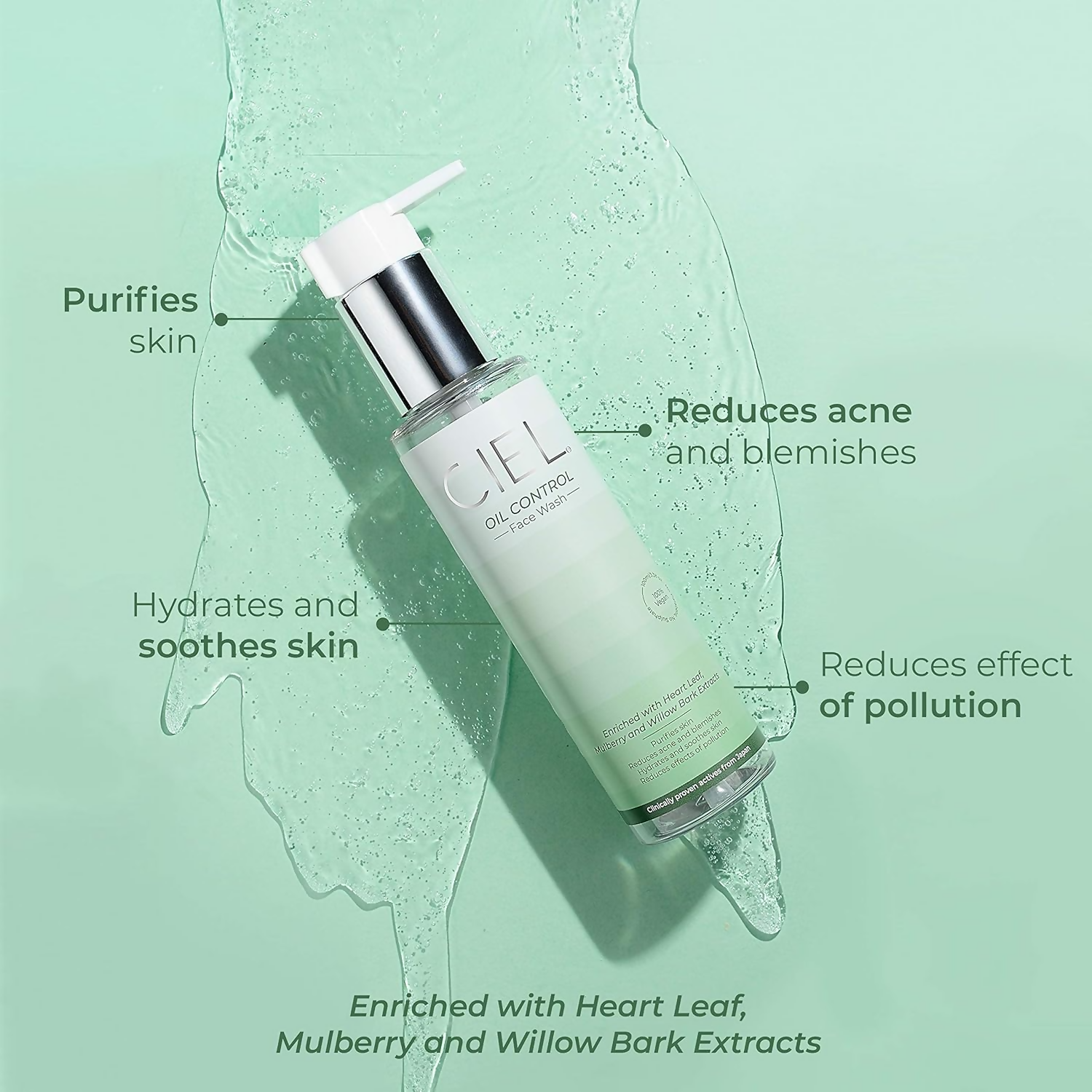 Ciel Oil Control Face wash For Deep Cleansing & Skin Clearing