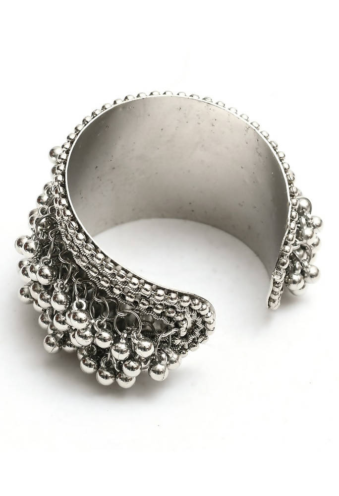 Mominos Fashion Kamal Johar Ghungroo Handcraft Cuff Bracelet 