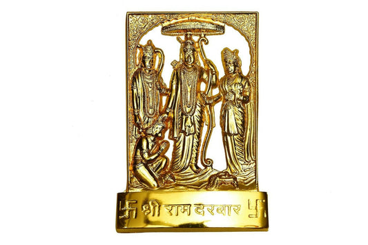 Rudradivine Brass Ram Darbar Murti Idol Statue - Grab2buy