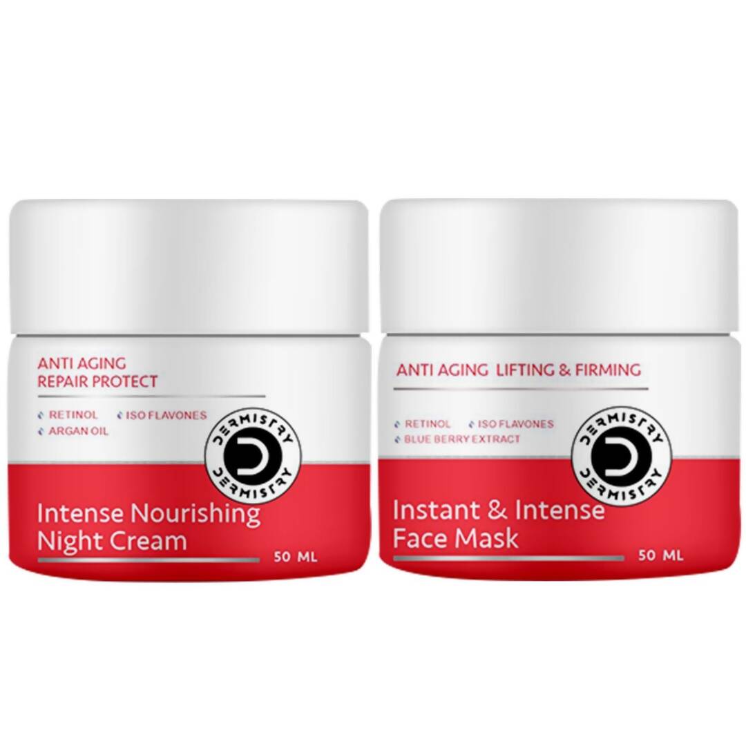 Dermistry Anti Aging Intense Nourishing Night Cream & Instant Intense Face Mask 