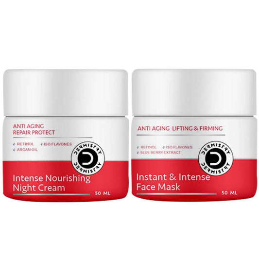 Dermistry Anti Aging Intense Nourishing Night Cream & Instant Intense Face Mask 