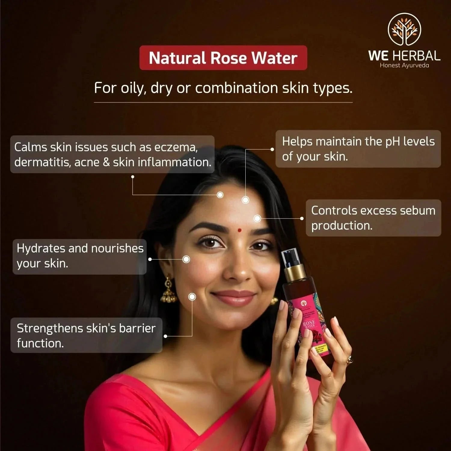 We Herbal Pure Rose Water: The Best Toner And Hydrating Solution For Your Skin  Grab2Buy We Herbal Grab2Buy