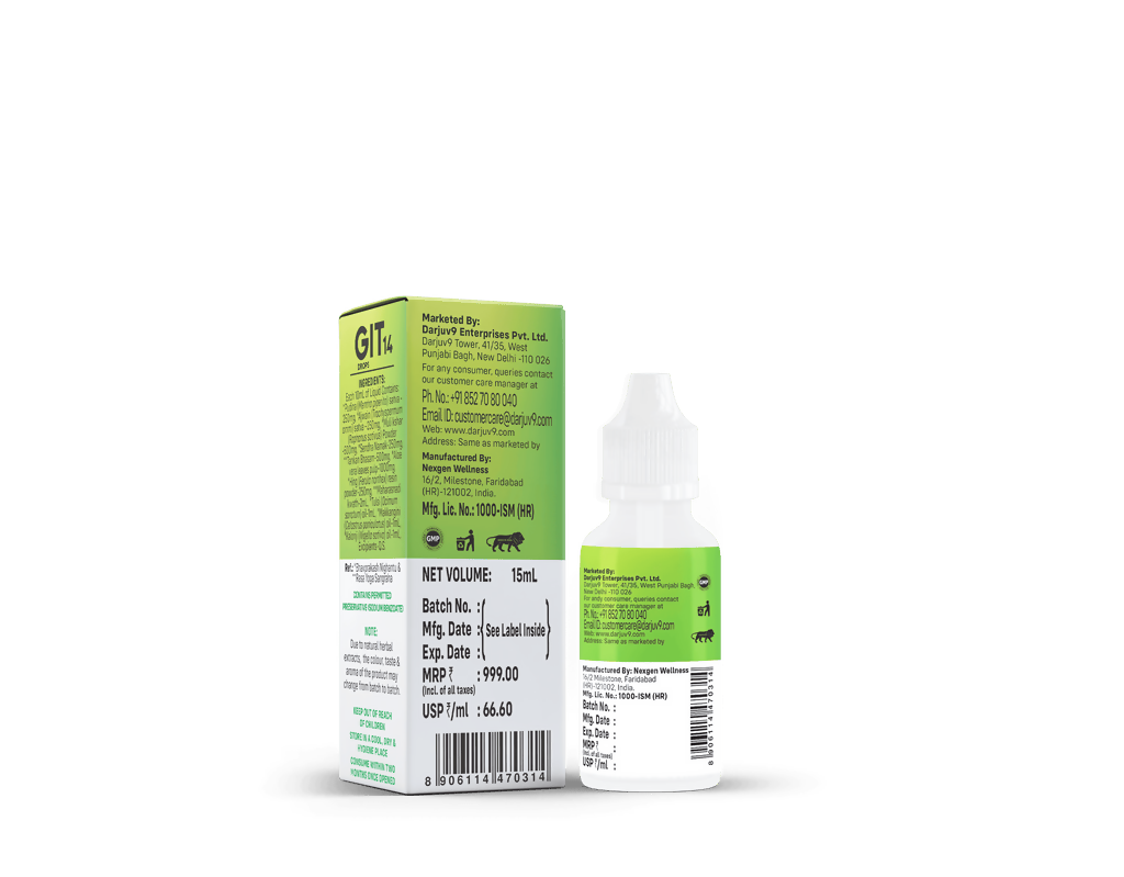 Herbs & Hills GIT 14 Drops 