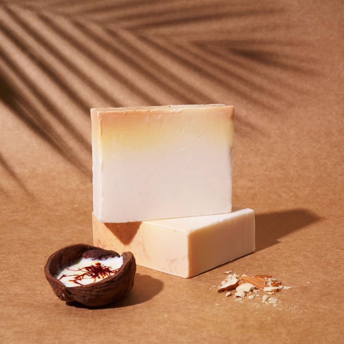 Tvam Handmade Soap – Almond Saffron Goat's Milk  Grab2Buy Tvam Naturals Grab2Buy
