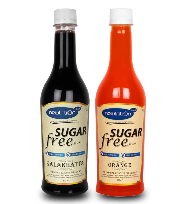 Newtrition Plus Sugar Free Kalakhatta & Orange Syrup 