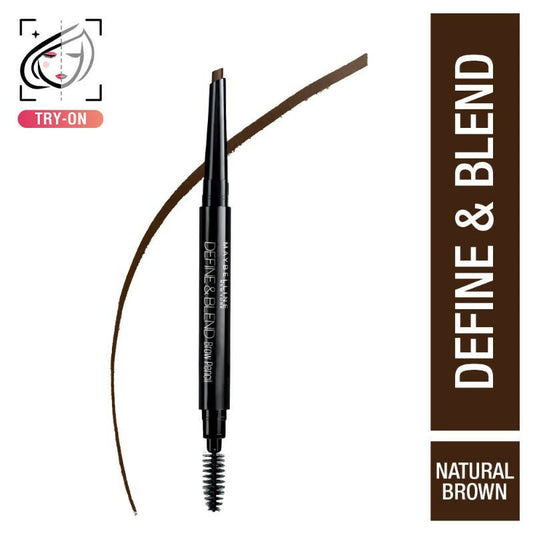 Maybelline New York Define & Blend Brow Pencil - Natural Brown - Grab2buy