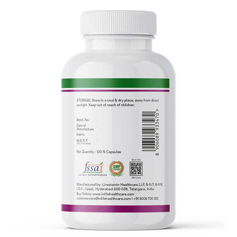 Inlife Milk Thistle Extract 800mg Capsules 