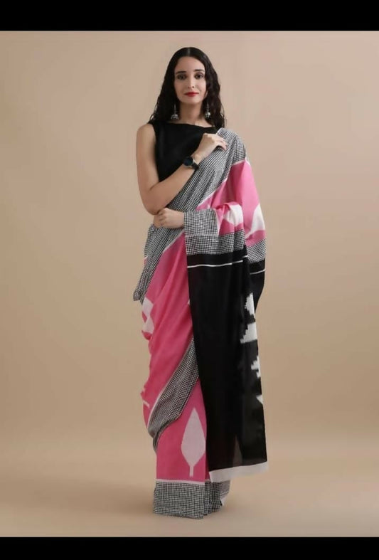 Exclusive Collection White Black Beautiful Mulmul Cotton Grab2Buy 