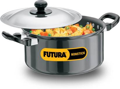 Hawkins Futura Non-stick Cook n Serve Stewpot 20 cm Diameter 3 L with Lid (NST30) - Grab2buy