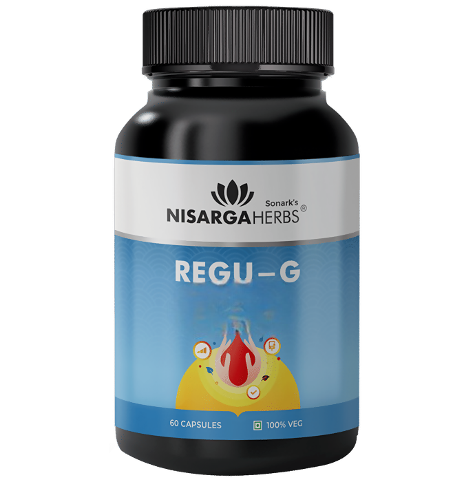 Nisarga Herbs Regu-G Veggie Capsules 