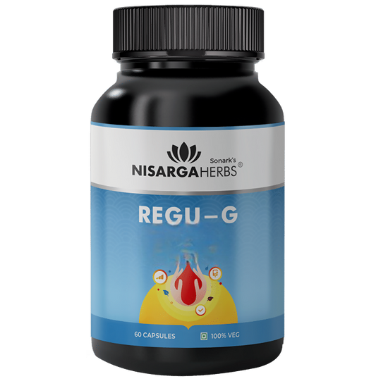 Nisarga Herbs Regu-G Veggie Capsules 