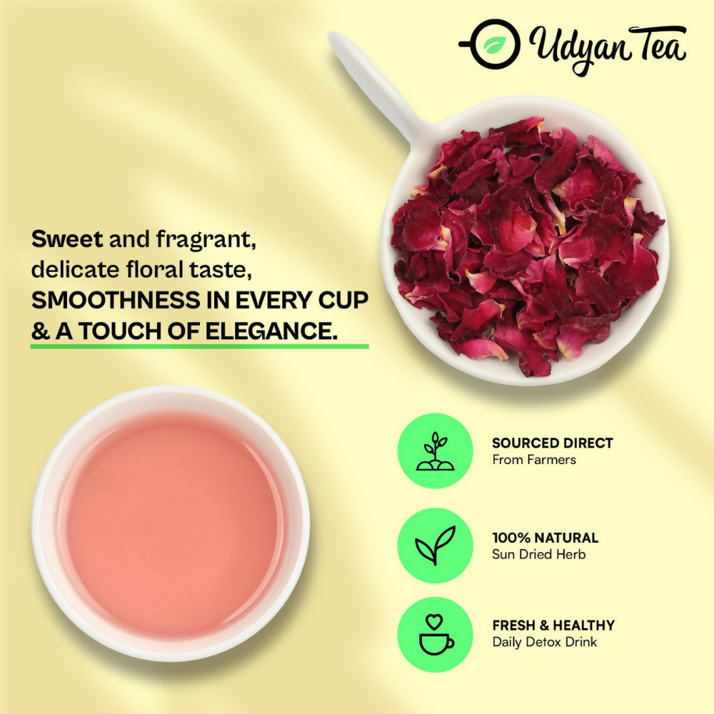 Udyan Tea Rose Pure Herbal Tea  Grab2Buy Udyan Tea Grab2Buy
