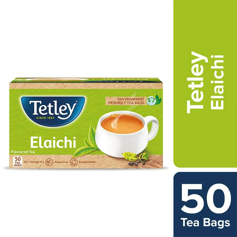 Tetley Elaichi Flavoured Chai - Black Tea, Every Sip Will Awaken Your Senses 