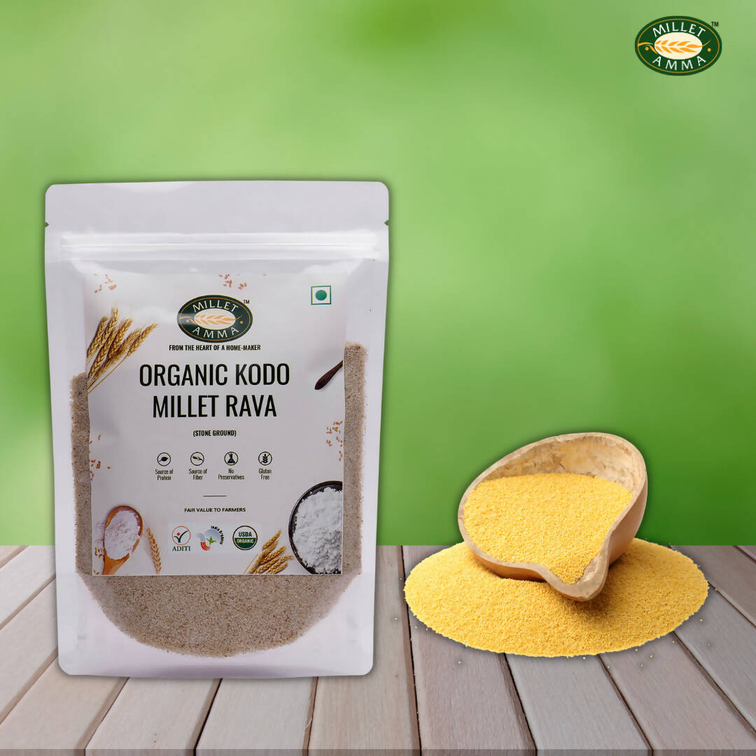 Millet Amma Organic Kodo Millet Rava - Grab2buy
