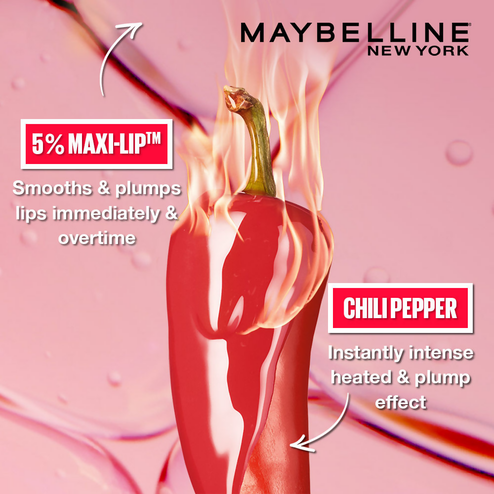 Maybelline New York Lifter Plump - Plumping Lip Gloss - Pink Sting