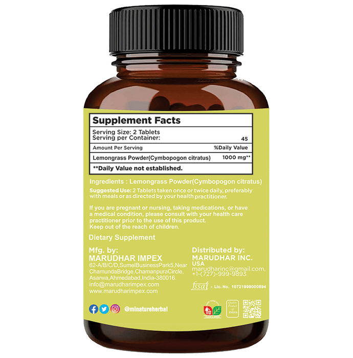 Minature Lemongrass Tablets 