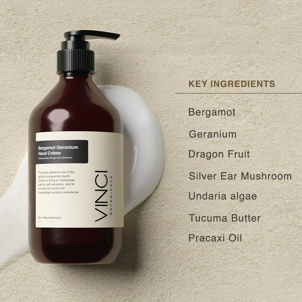 Vinci Botanicals Bergamot Geranium Hand Creme  Grab2Buy Vinci Botanicals Grab2Buy