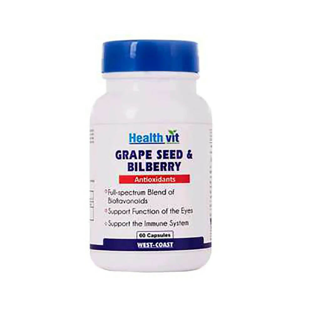 Healthvit Grape Seed And Bilberry Capsules - Grab2buy