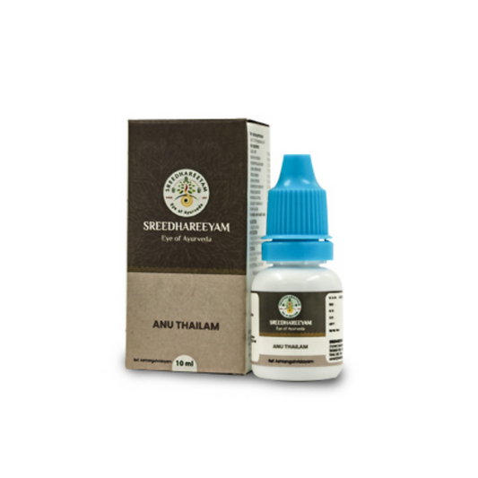 Sreedhareeyam Ayurveda Anu Thailam Nasal Drops 