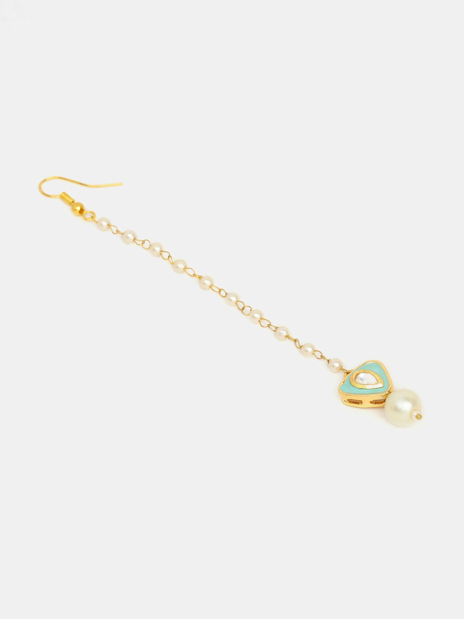 Ruby Raang Saanjh Pearl Tikka Set