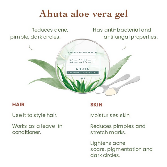 The Secret Hair Care Ahuta Absolute Aloevera Gel - Grab2buy