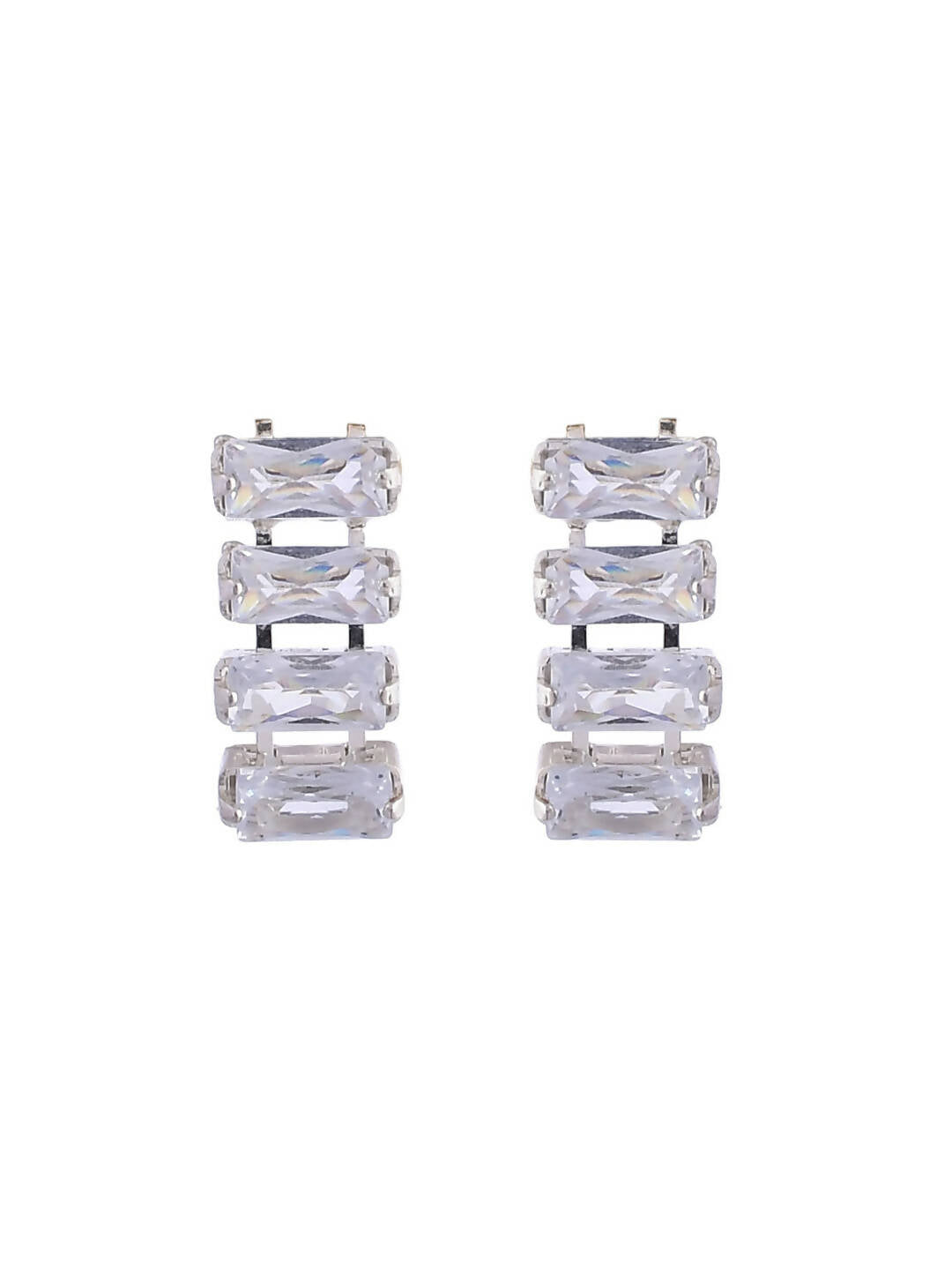 VOJ Women Silver Color stainless steel Jewellery Set  Grab2Buy VOJ Grab2Buy