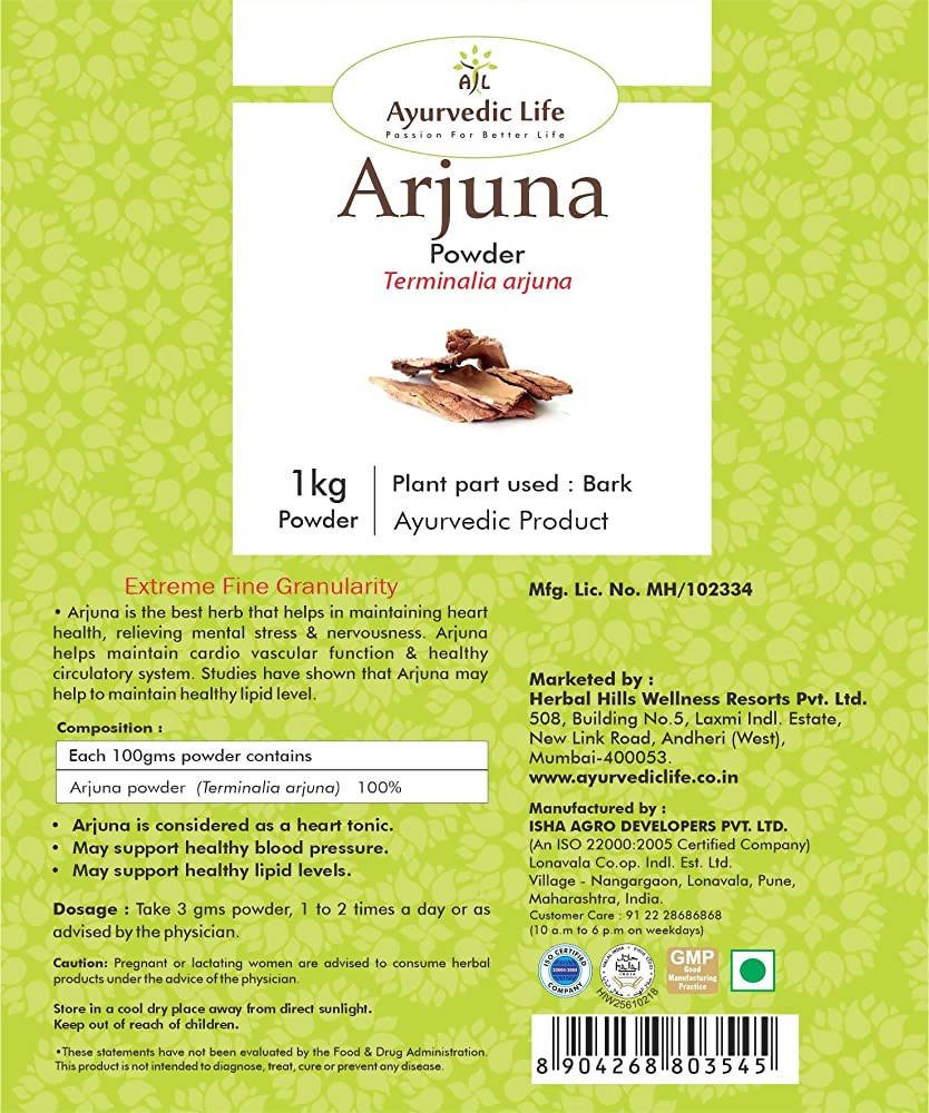 Ayurvedic Life Arjuna Powder 