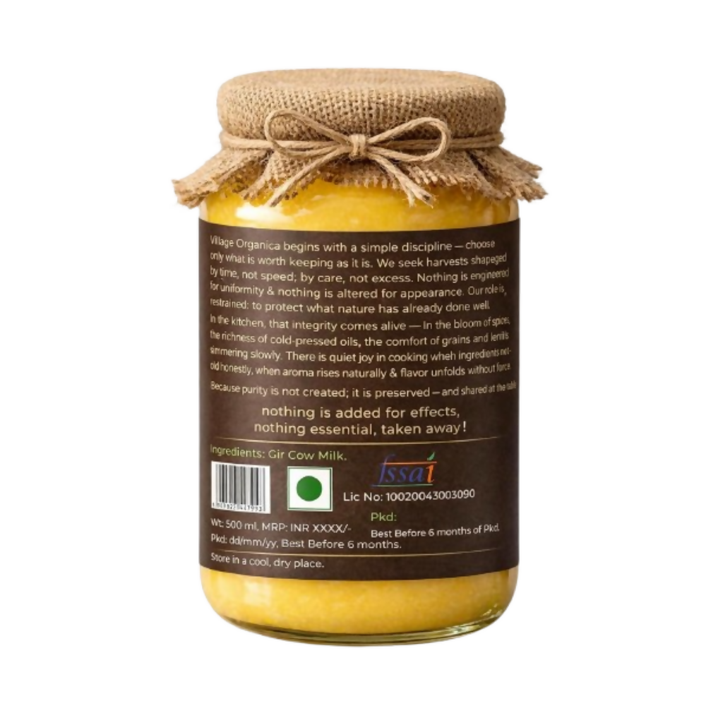 Village-Organica A2 Gir Cow Ghee,Traditional Bilona Method  Grab2Buy Village-Organica Grab2Buy