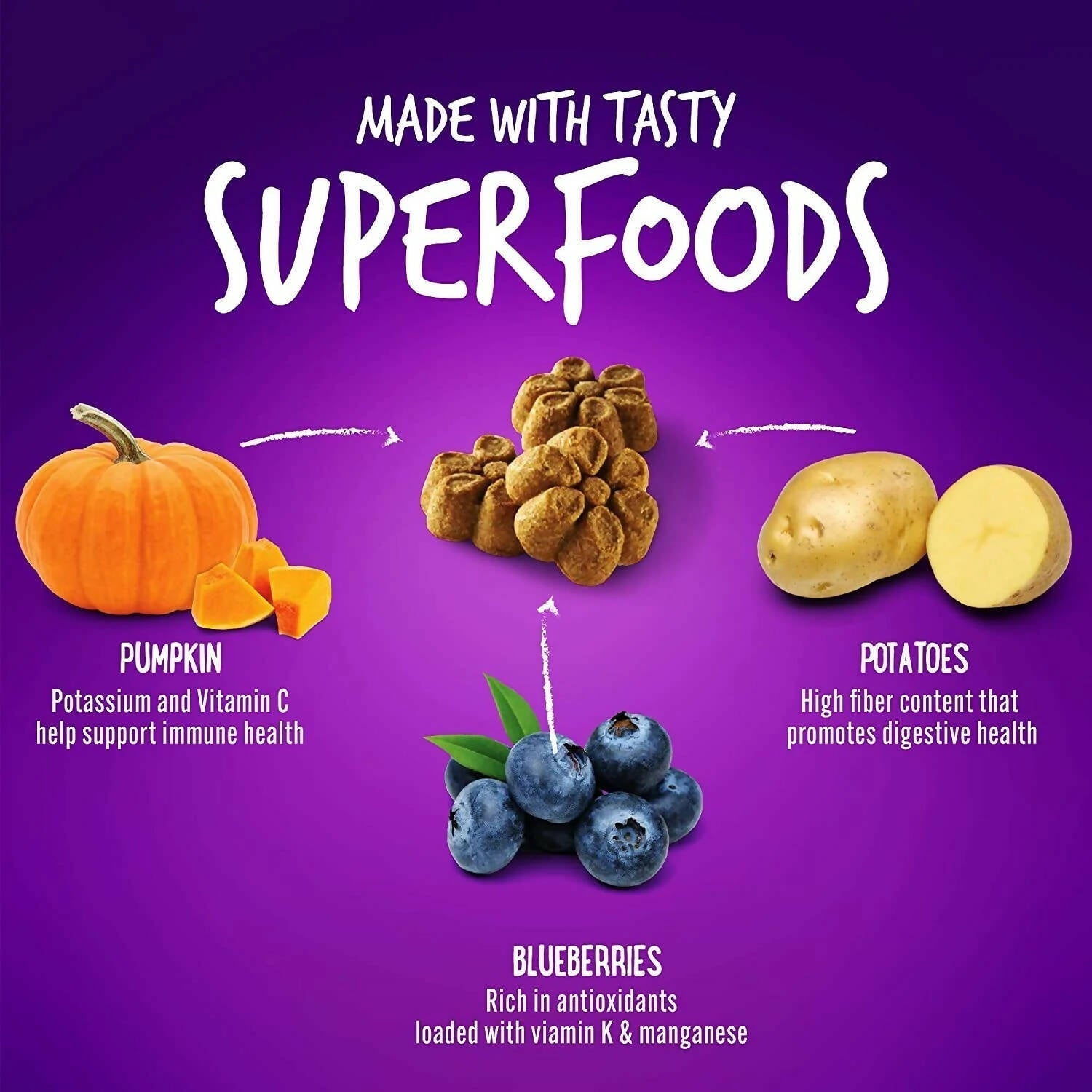 Fruitables Pumpkin And Blueberry Dog Treat 